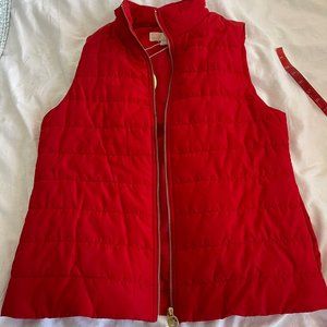 Michael Michael Kors Red Puffer Vest Size M NWT